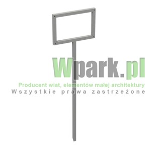 Konstrukcja pod tabliczkę (kod:KON/01)