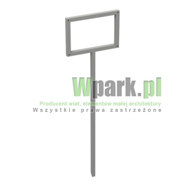 Konstrukcja pod tabliczkę (kod:KON/01)