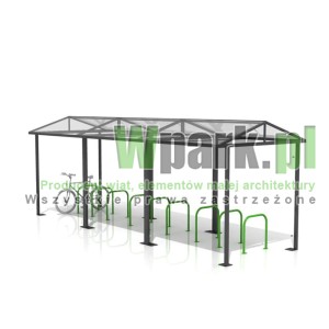 Wiata na rowery TRIO 09  - na 18 rowerów