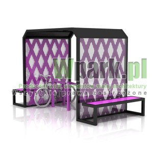 Wiata na rowery FIBE 04 - na 6 rowerów