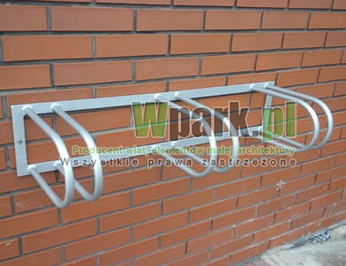 Stojak aluminiowy ścienny na 3 stanowiska (kod:4001/3/A/S)