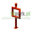 Stojak  rowerowy barierka na 2 stanowiska (kod:COLOR03/2/S/PW)