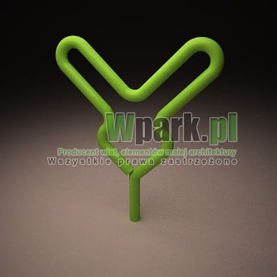 Stojak rowerowy barierka na 2 stanowiska (kod:FUN06/2/S/W)