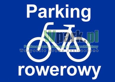 Znak, tabliczka parking rowerowy 02 (kod:297210/02/P)
