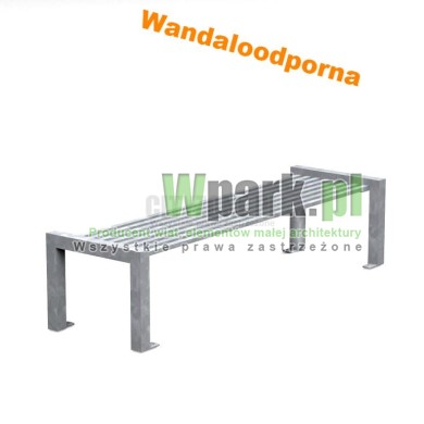 Ławka MODE 02 ocynkowana