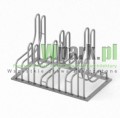 Stojak rowerowy aluminiowy na 12 stanowisk (kod:3033/12P/A/P) dwustronny
