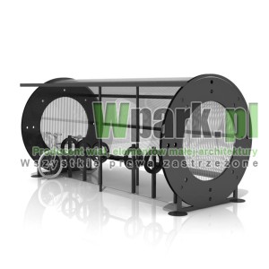 Wiata na rowery OVAL 07 - na 12 rowerów