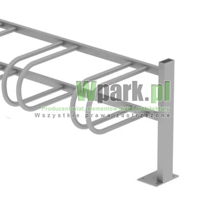 Stojak  rowerowy aluminiowy na 18 stanowisk (kod:3060/18/A/PW)