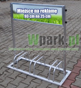 Stojak rowerowy aluminiowy na 3 stanowiska (kod:3010/3R/A/P)