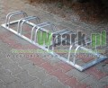 Stojak rowerowy aluminiowy na 5 stanowisk (kod:3010/5/A/P)