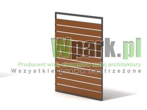 Panel wiaty śmietnikowej TRIO 04