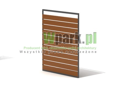 Panel wiaty śmietnikowej TRIO 04