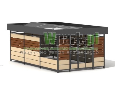 Wiata śmietnikowa MODE 03