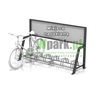 Stojak rowerowy stalowy na 6 stanowisk (kod:POLO05/6/S/PW)