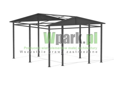 Wiata śmietnikowa TRIO 02 konstrukcja nośna