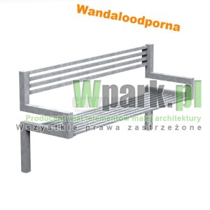 Ławka MODE 03 ocynkowana