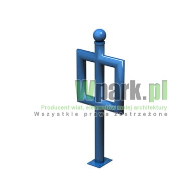 Stojak  rowerowy barierka na 2 stanowiska (kod:COLOR02/2/S/PW)