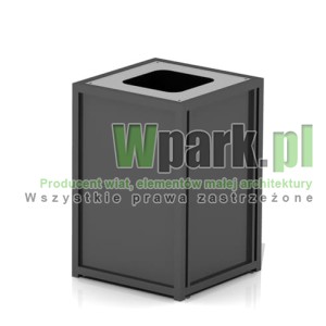 Osłona śmietnika BOKS mini ocynkowany i malowany jeden pojemnik do 240 L