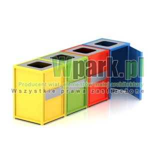 Osłona śmietnika BOKS mini pojemniki do 240 L szt 4