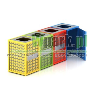 Osłona śmietnika BOKS mini pojemniki do 240 L szt 4