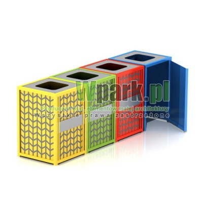 Osłona śmietnika BOKS mini pojemniki do 240 L szt 4