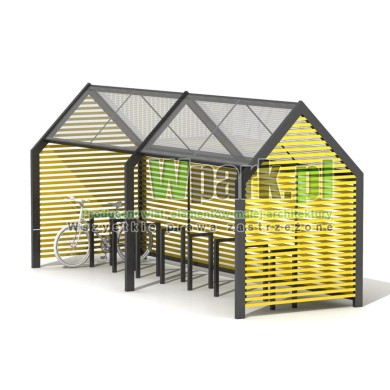 Wiata na rowery HOME - na 16 rowerów