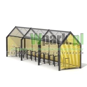 Wiata na rowery HOME - na 24 rowery