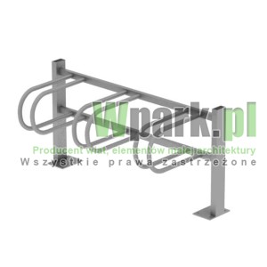 Stojak  rowerowy aluminiowy na 3 stanowiska (kod:3060/3/A/PW)