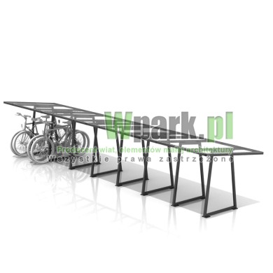 Wiata na rowery MINI 05 - na 20 rowerów kolor do wyboru