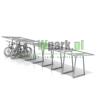 Wiata na rowery MINI 05 - na 20 rowerów cynkowana ogniowo