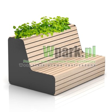 Ławka UNIT 03 z donicą