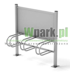 Stojak  rowerowy aluminiowy na 3 stanowiska (kod:3060/3R/A/PW)