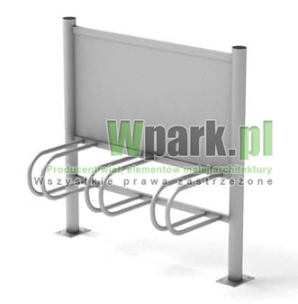 Stojak  rowerowy aluminiowy na 3 stanowiska (kod:3060/3R/A/PW)