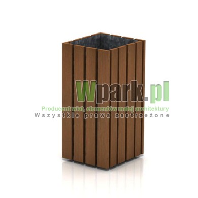 Kosz PARK 02 drewno 90 L