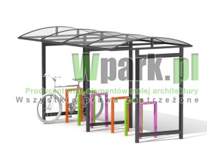 Wiata na rowery SZKOLNA 13 - na 12 rowerów