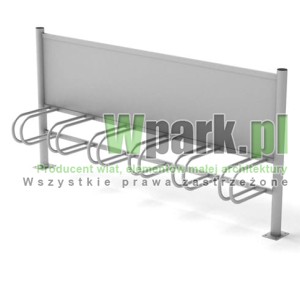 Stojak  rowerowy aluminiowy na 6 stanowisk (kod:3060/6R/A/PW)