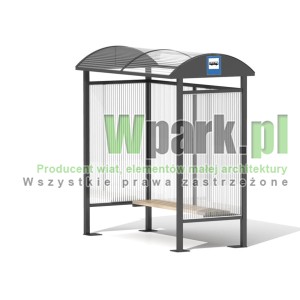 Przystanek DECO 05 ściany polwęglan komorowy