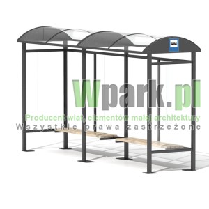Przystanek DECO 08 ściany szkło