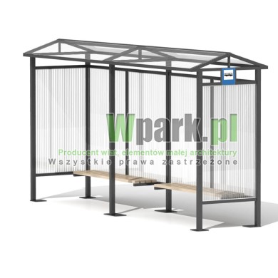 Przystanek TRIO 06 ściany polwęglan komorowy