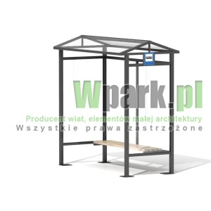 Przystanek TRIO 07 ściany szkło