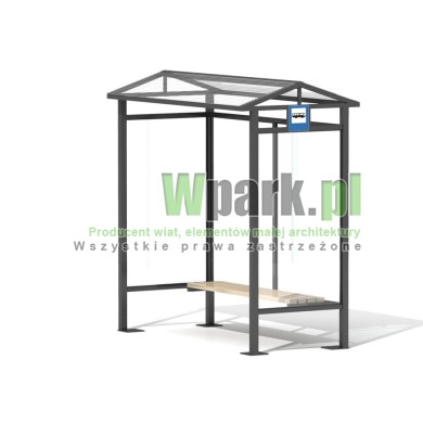 Przystanek TRIO 07 ściany szkło