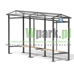 Przystanek TRIO 08 ściany szkło