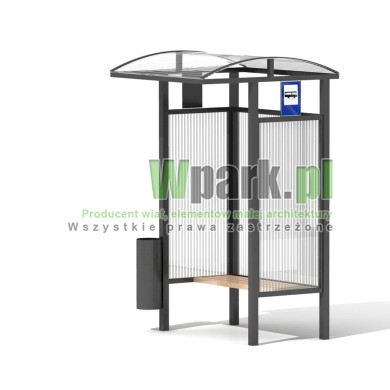 Przystanek HAPE 03 ściany poliwęglan komorowy