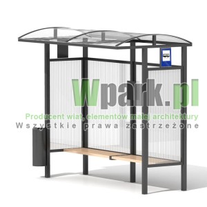 Przystanek HAPE 07 ściany poliwęglan komorowy