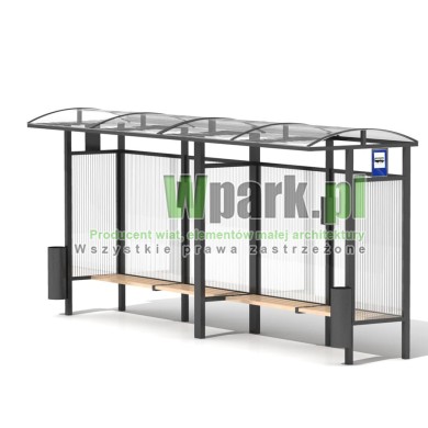 Przystanek HAPE 11 ściany poliwęglan komorowy