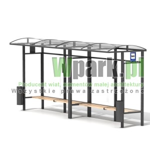 Przystanek HAPE 12 ściany szkło