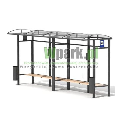 Przystanek HAPE 12 ściany szkło