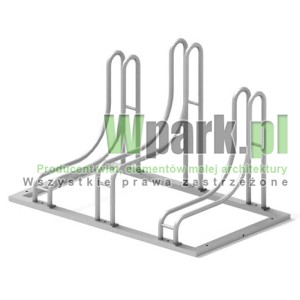 Stojak rowerowy  bocian aluminiowy na 3 stanowiska (kod:3033/3/A/P)