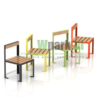 Ławka / siedzisko SIDE zestaw 4 szt