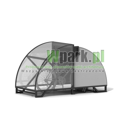 Wiata na rowery ŻÓŁW 01 na 1 rower